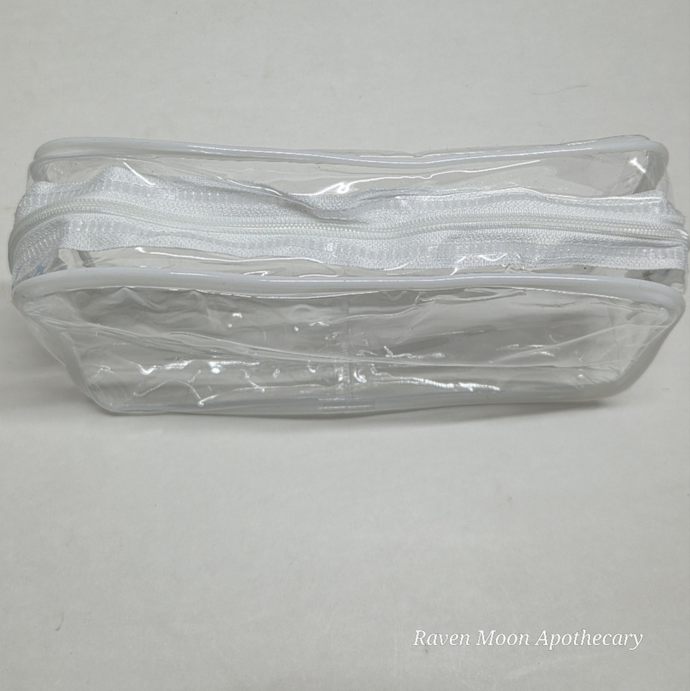 5 Pk Clear Transparent Cosmetic Bag Set - Picture 6 of 9